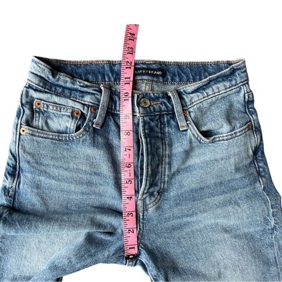 Lucky Brand 90s Loose High Rise Straight Button Fly Retro Jeans, Size 0 / 25 - Picture 12 of 13